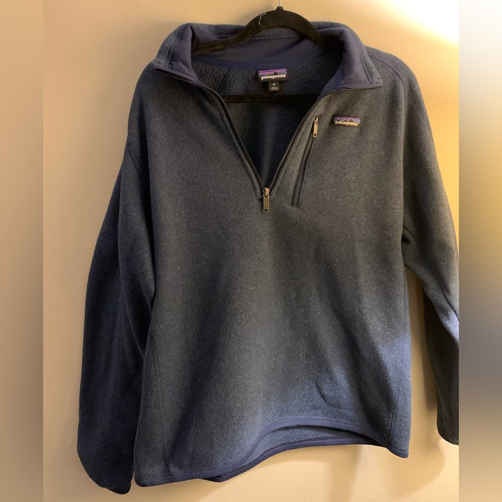 Navy Men’s Half Zip Patagonia Fleece